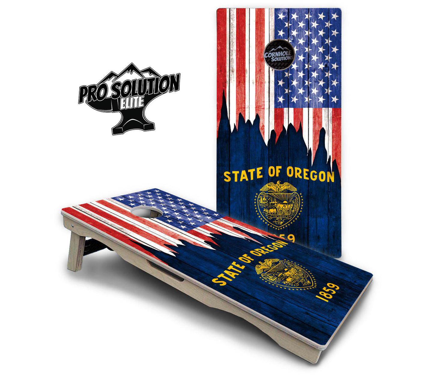 State Flag Designs New Mexico to South Carolina Cornhole Boards - Pro Solution Elite Series