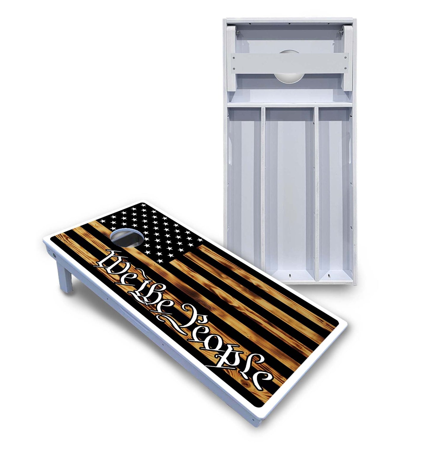 We The People USA Flag Cornhole Boards - All Weather Series