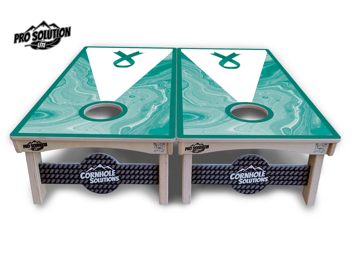 Cancer Awareness Cornhole Boards - Pro Solution Lite Series