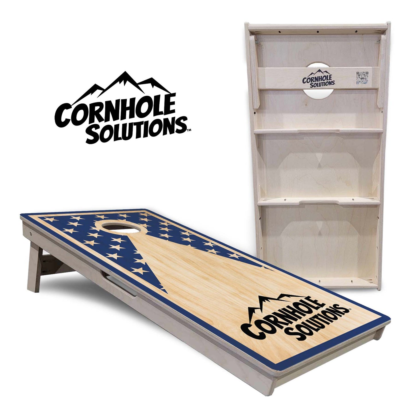 SS Keyhole CS Logo Cornhole Boards - Professional Tournament Series - Free Shipping!