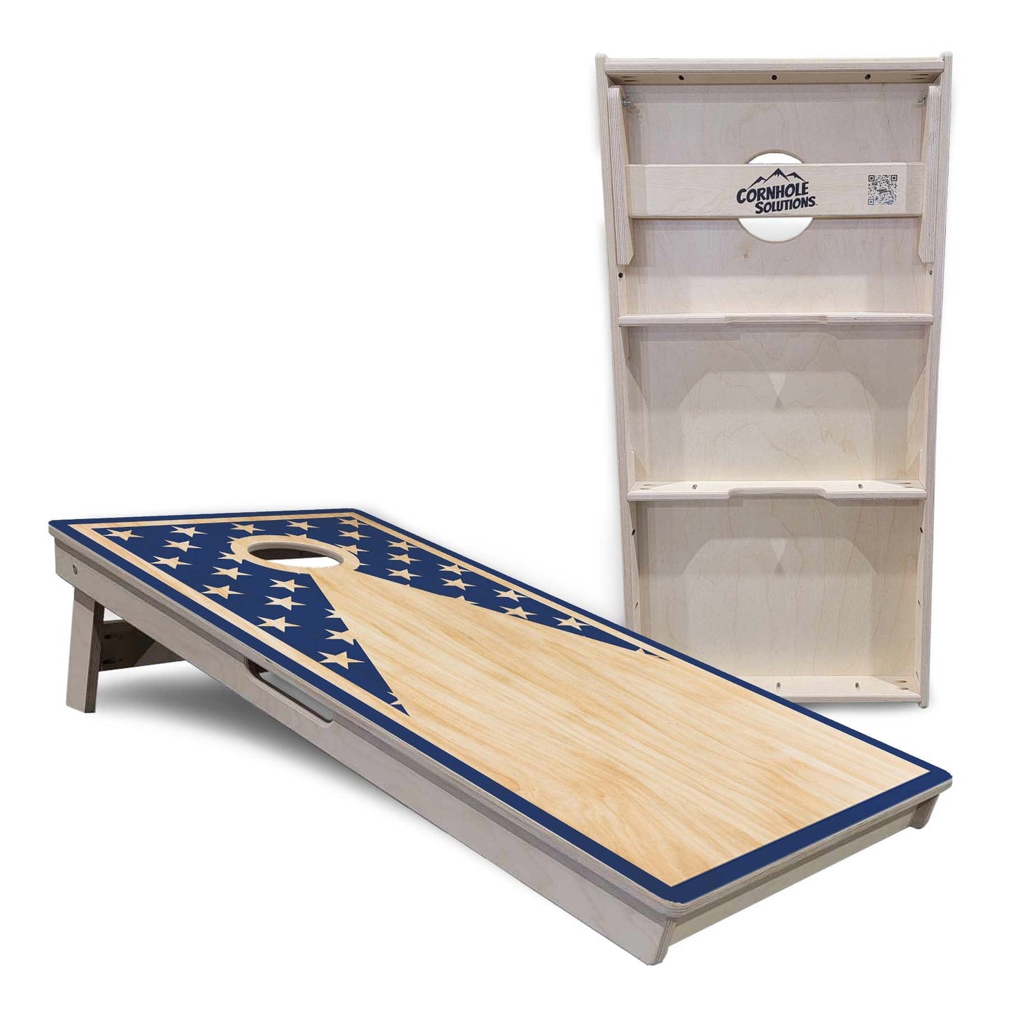 Stars & Stripes Keyhole Cornhole Boards - Professional Tournament Series