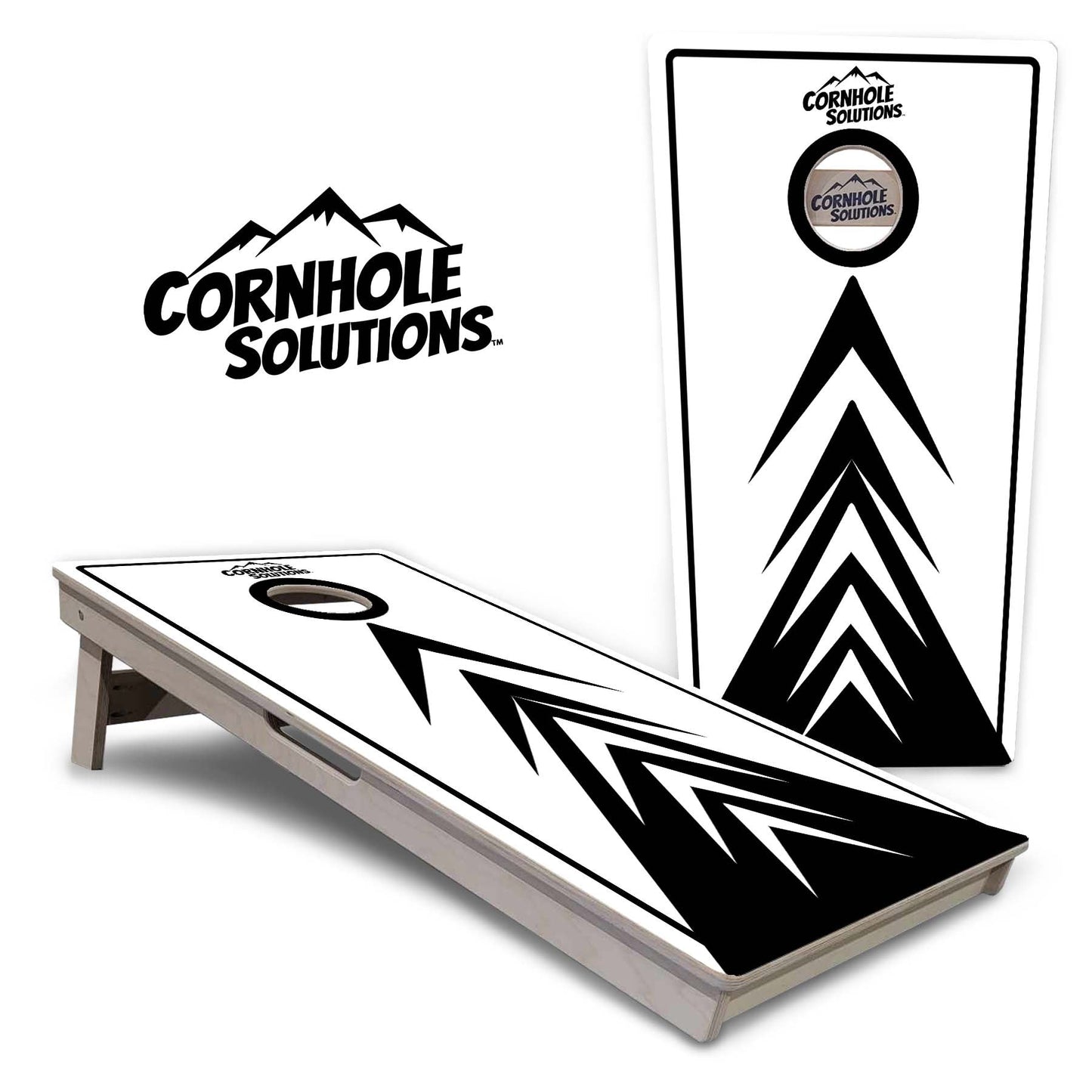 B&W Arrows Cornhole Boards - Professional Tournament Series
