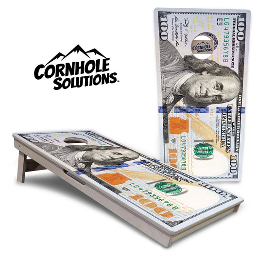 $100 Bill Cornhole Boards - Professional Tournament Series
