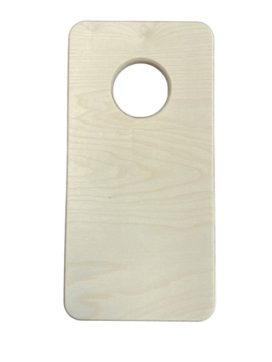 Plain Cornhole Trophy 8"x16" with a 3" hole