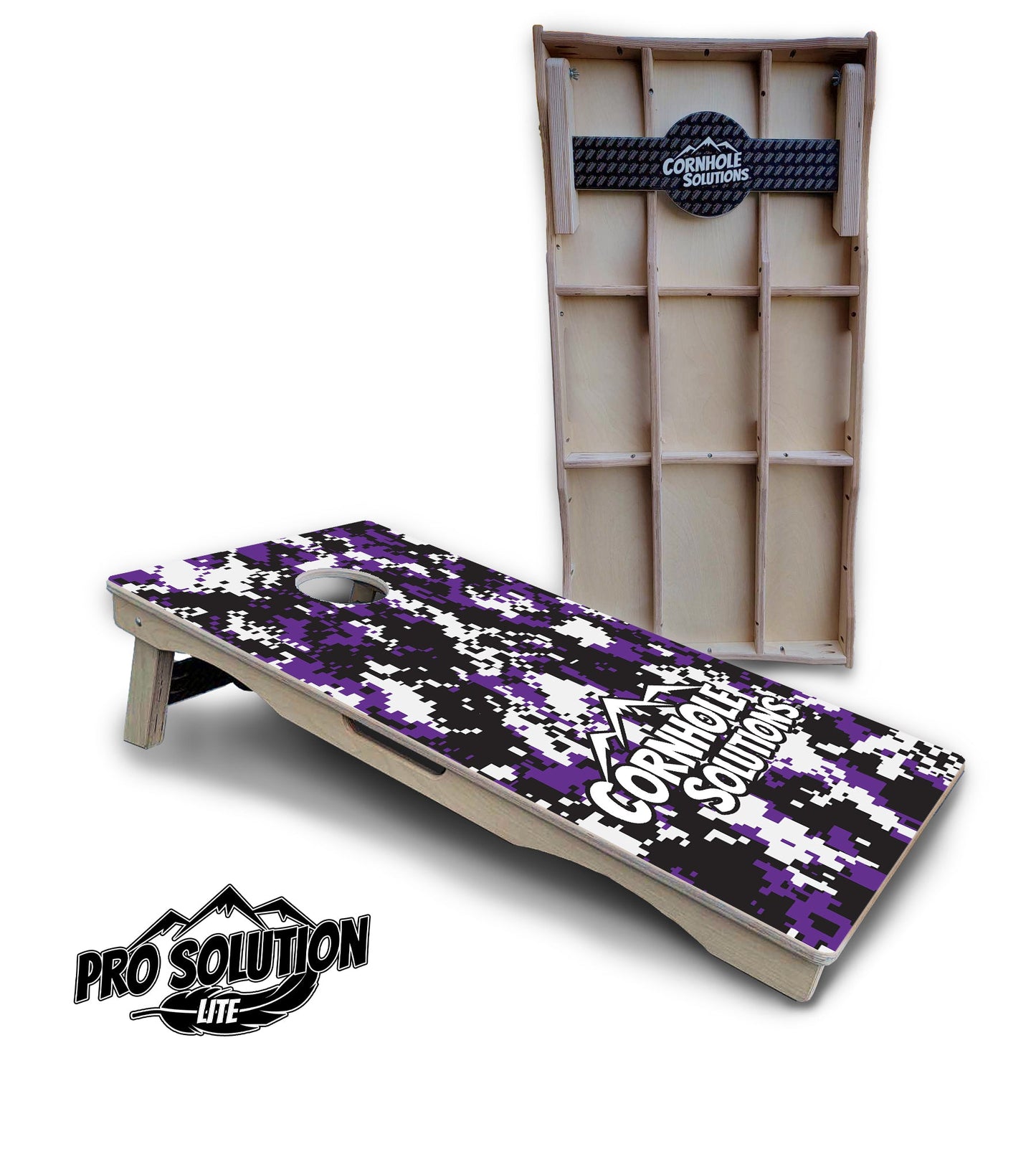 Digital Camo Cornhole Boards - Pro Solution Lite Series