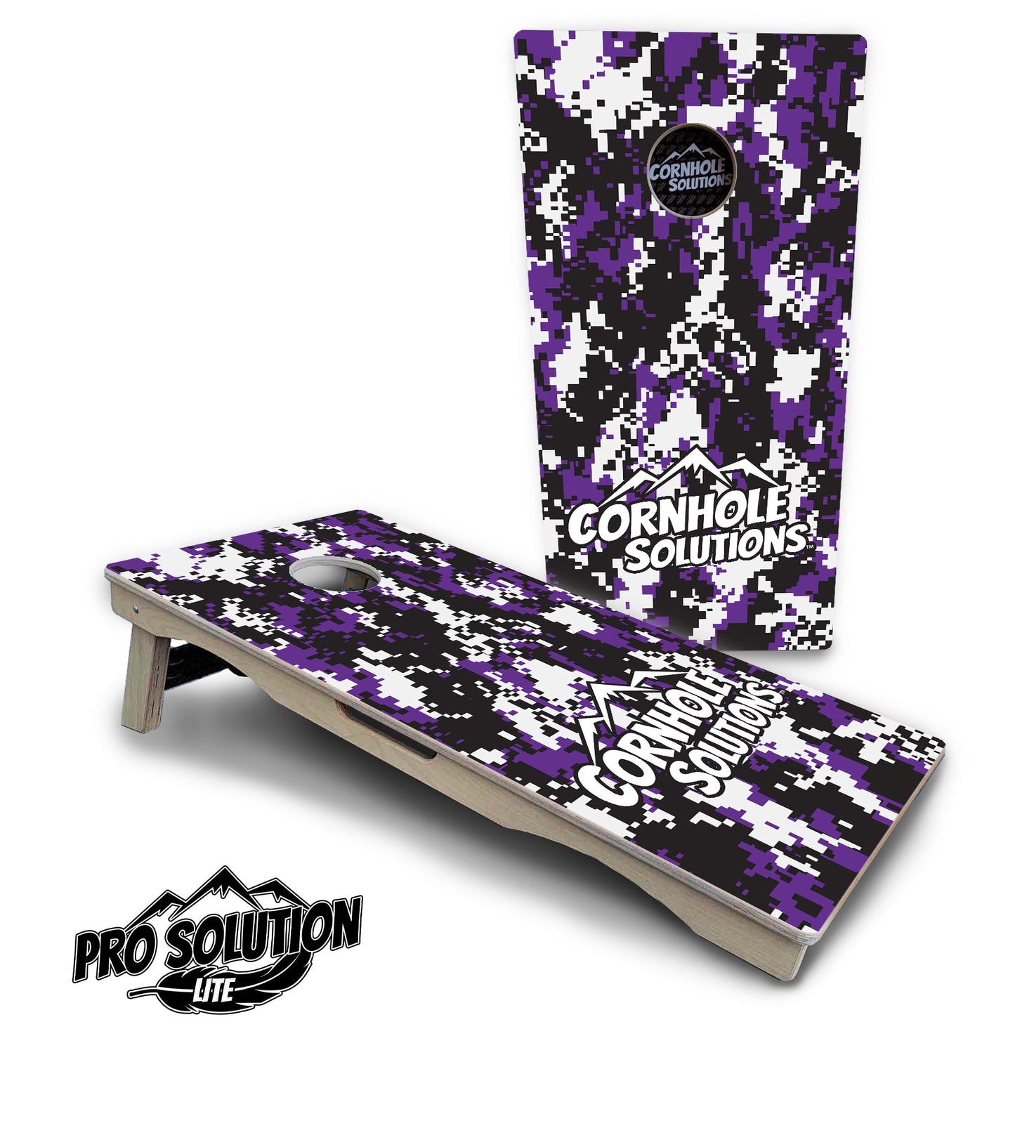 Digital Camo Cornhole Boards - Pro Solution Lite Series