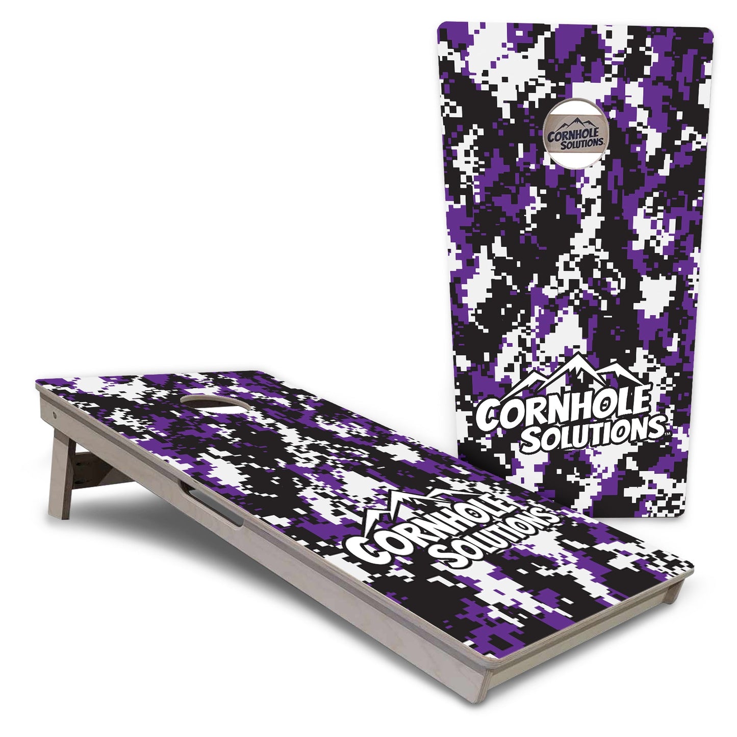 Digital Camo Cornhole Boards - Professional Tournament Series