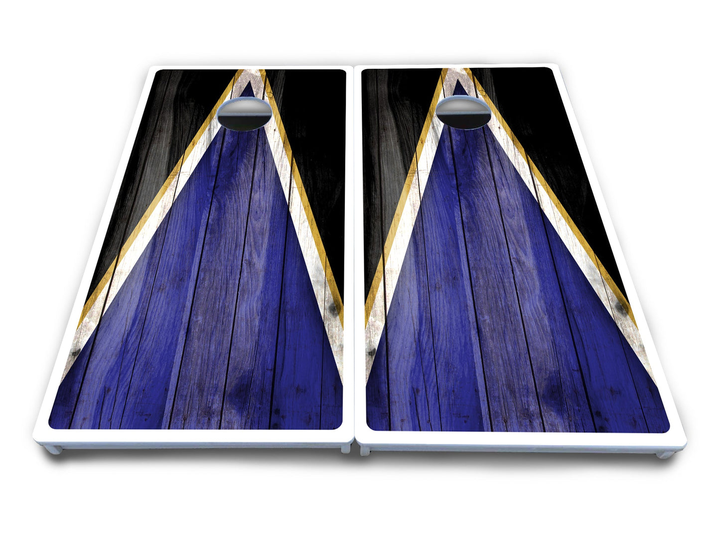 Team Color Triangle Cornhole Boards - All Weather Series