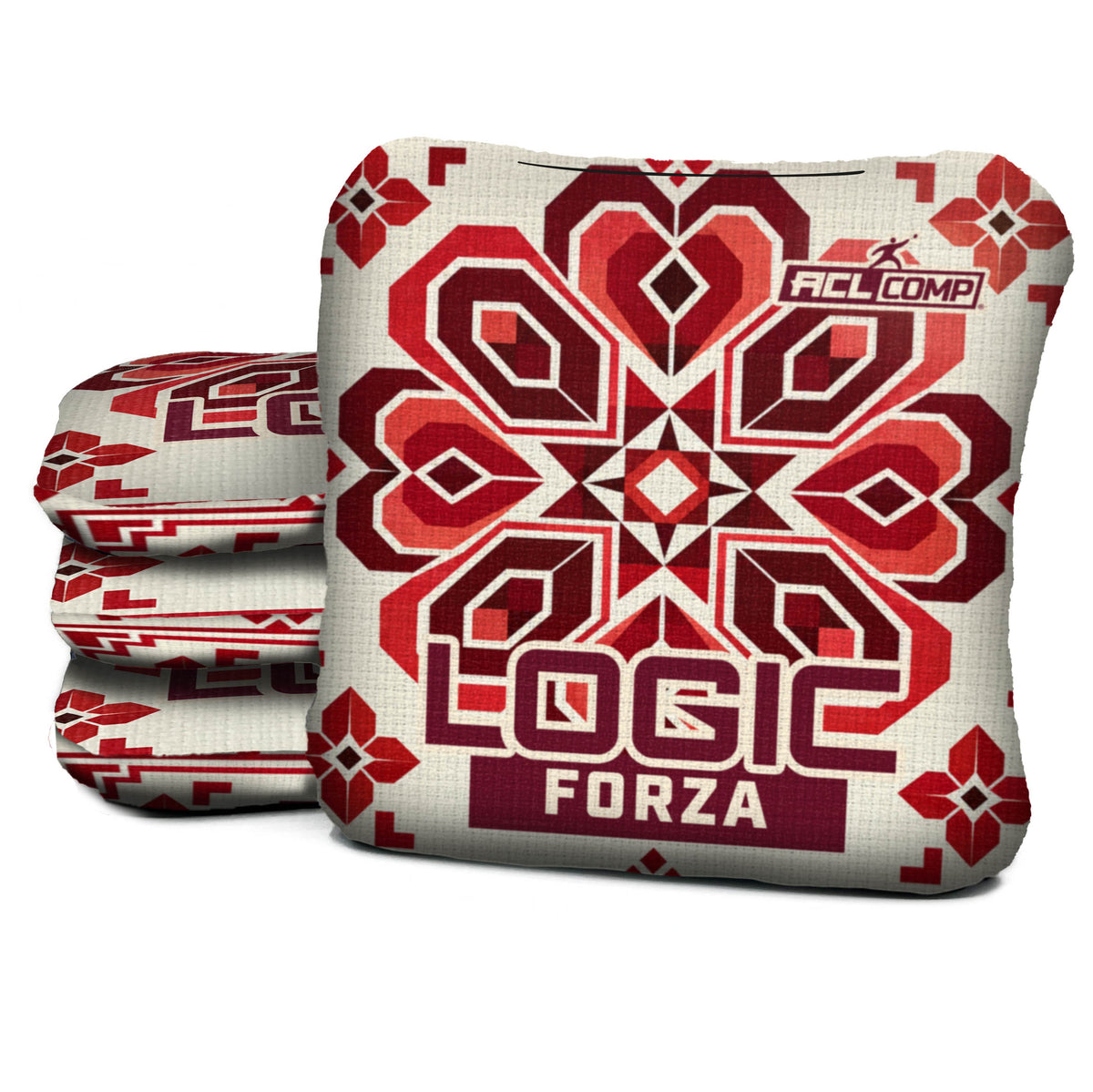 HMONG CRIMSON BLOSSOM - ACL PRO / ACL COMP Bags - Multiple Series - Logic Cornhole