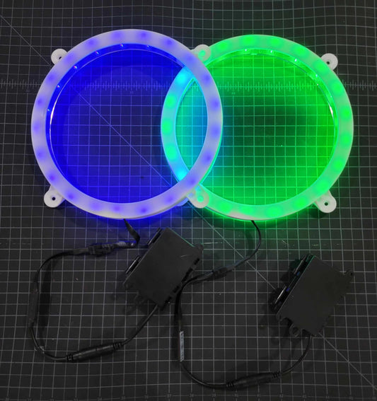 LED Cornhole Light Rings – Set of 2 | 20 Color Modes