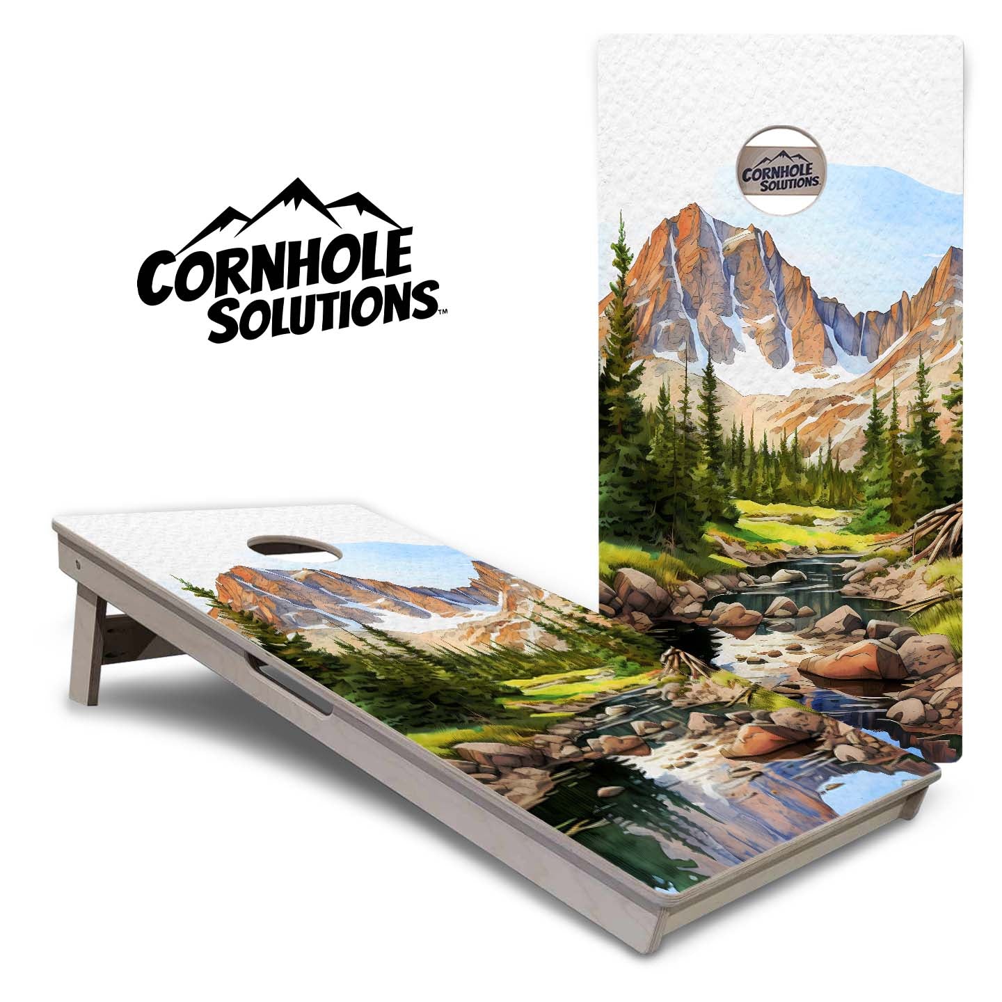 National Parks Cornhole Boards - Professional Tournament Series - Rocky Mountains