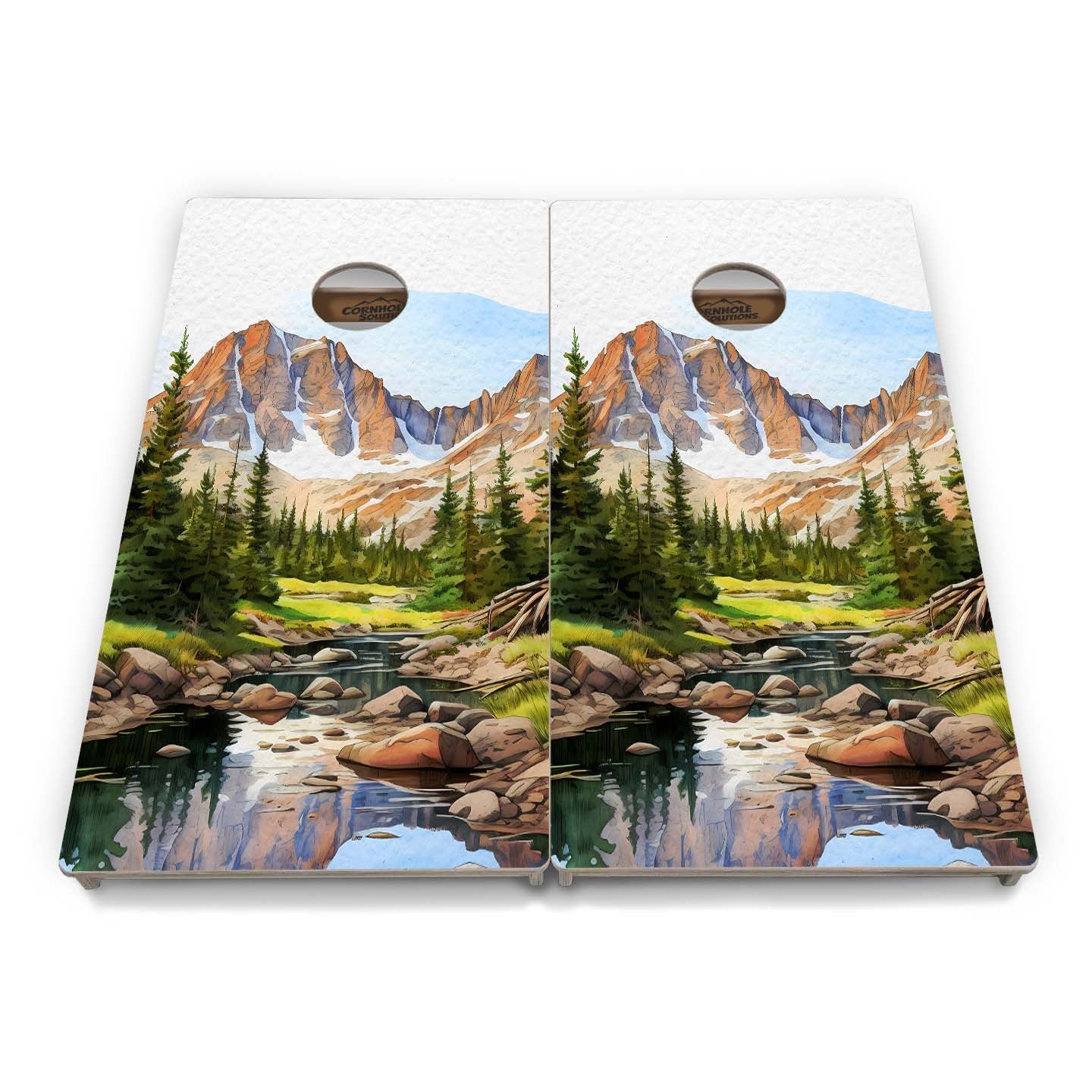National Parks Cornhole Boards - Professional Tournament Series - Rocky Mountains