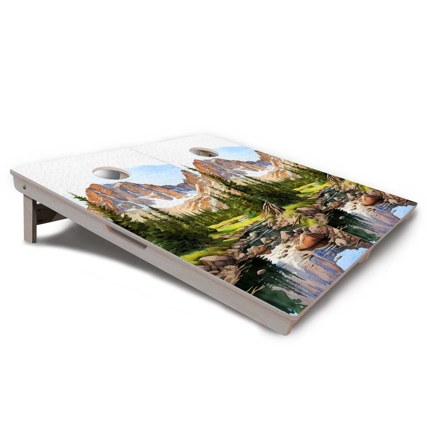 National Parks Cornhole Boards - Professional Tournament Series - Rocky Mountains