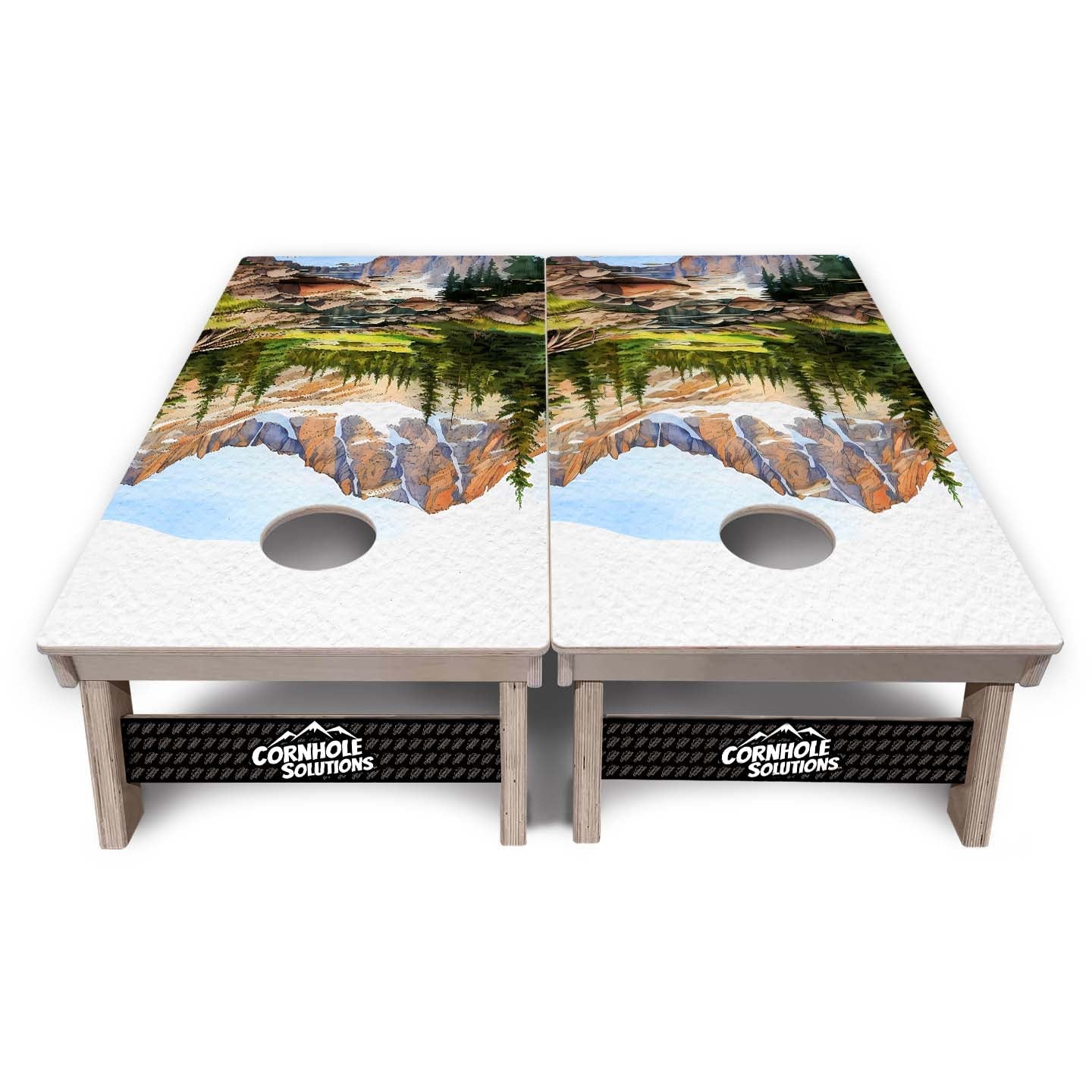 National Parks Cornhole Boards - Professional Tournament Series - Rocky Mountains