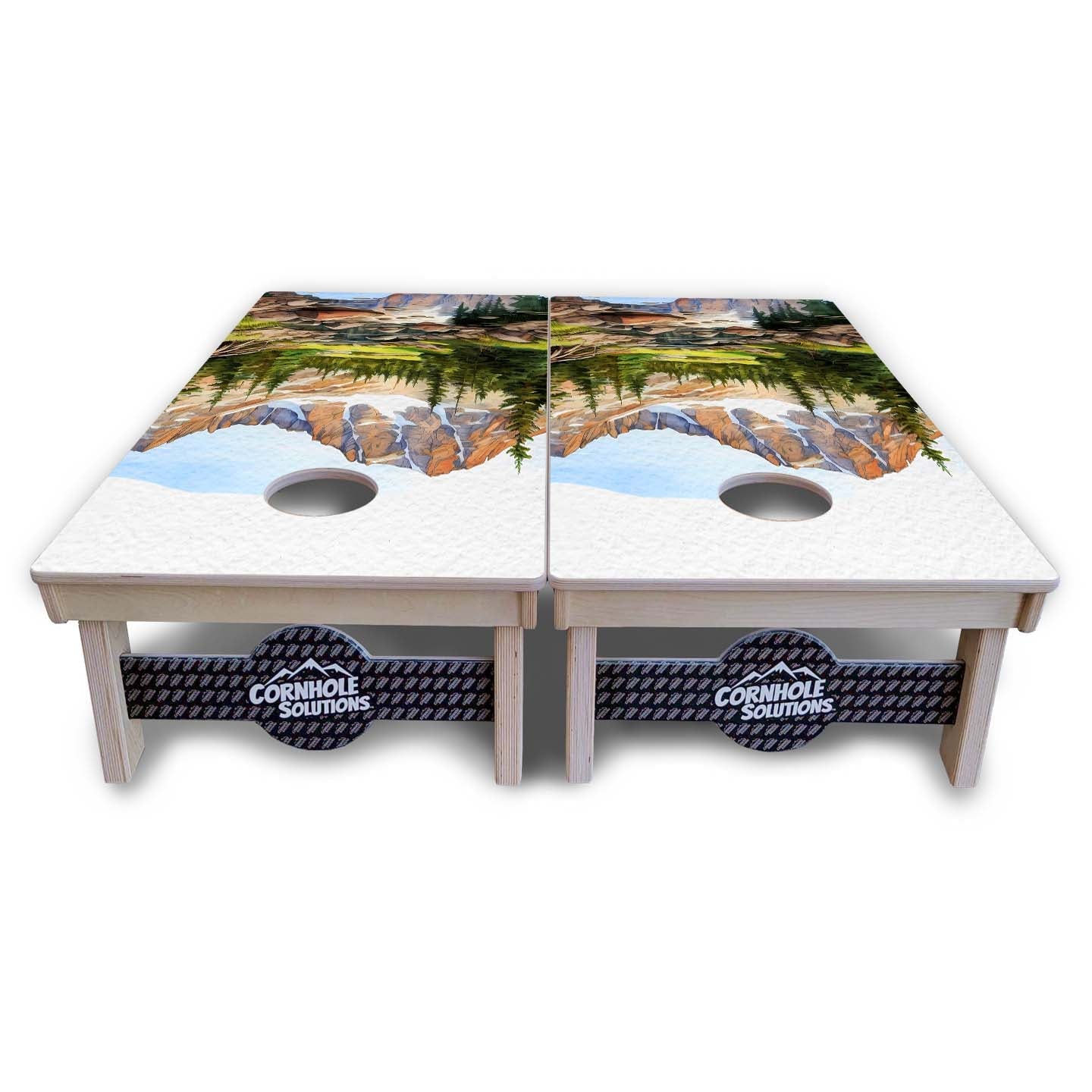 National Parks Cornhole Boards - Professional Tournament Series - Rocky Mountains