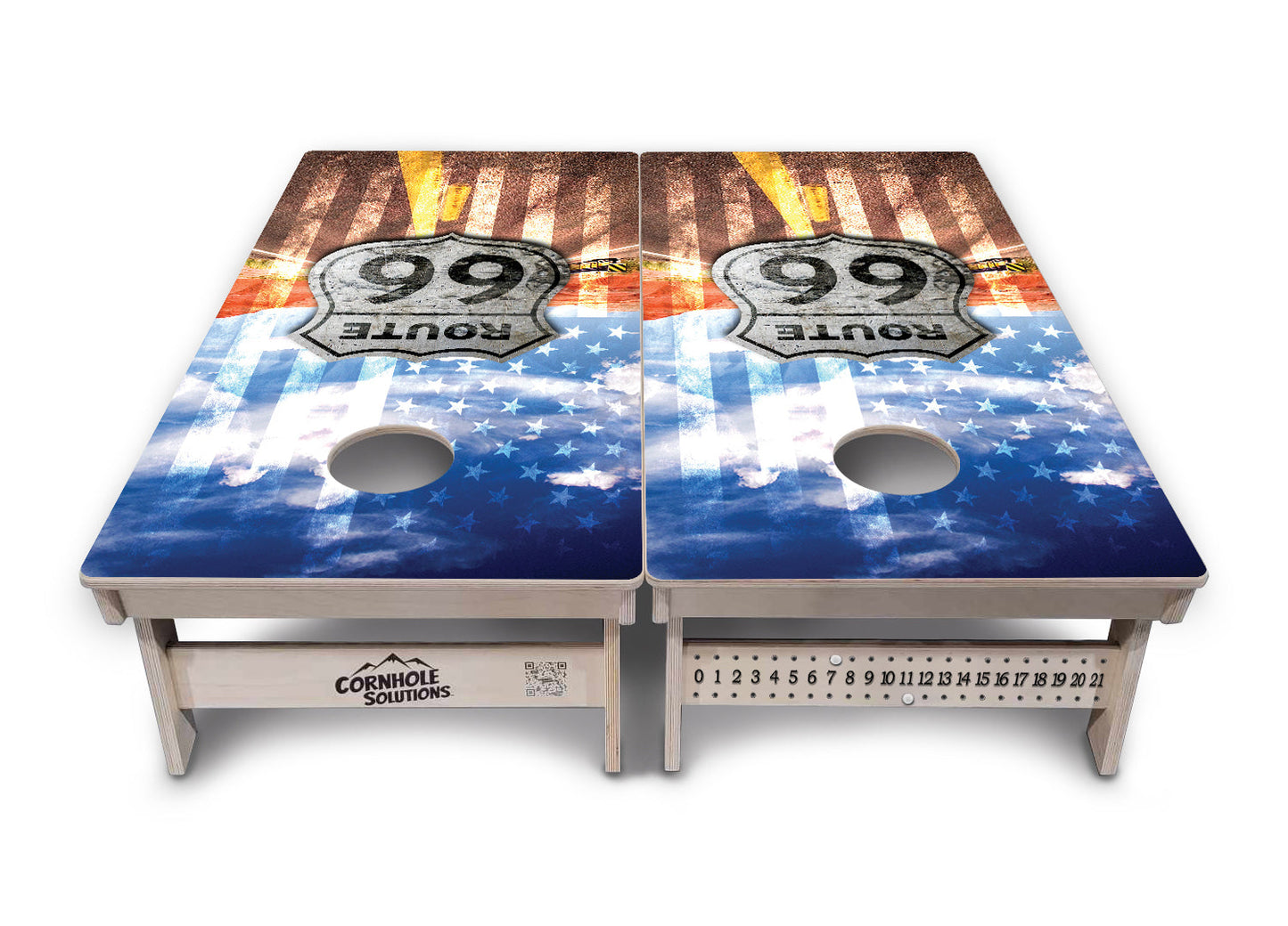 Route 66 Cornhole Boards - Professional Tournament Series