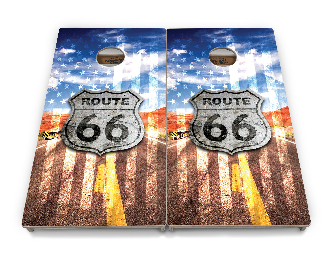 Route 66 Cornhole Boards - Professional Tournament Series