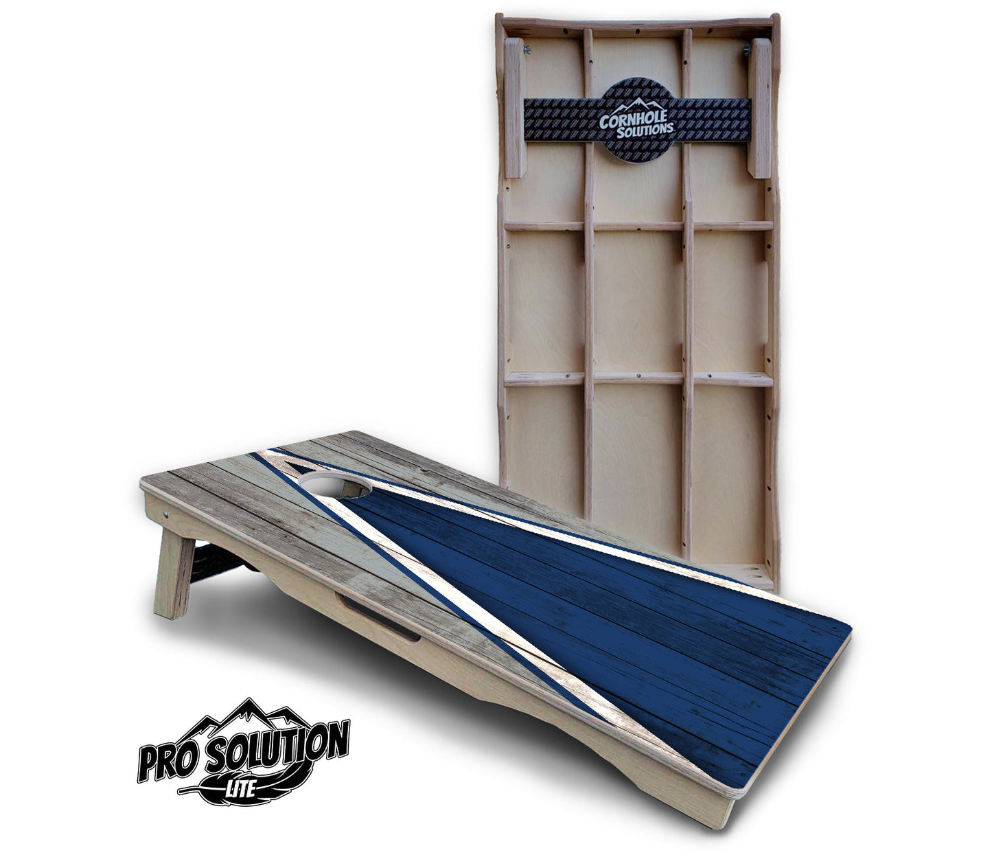 Team Color Triangle Cornhole Boards - Pro Solution Lite Series