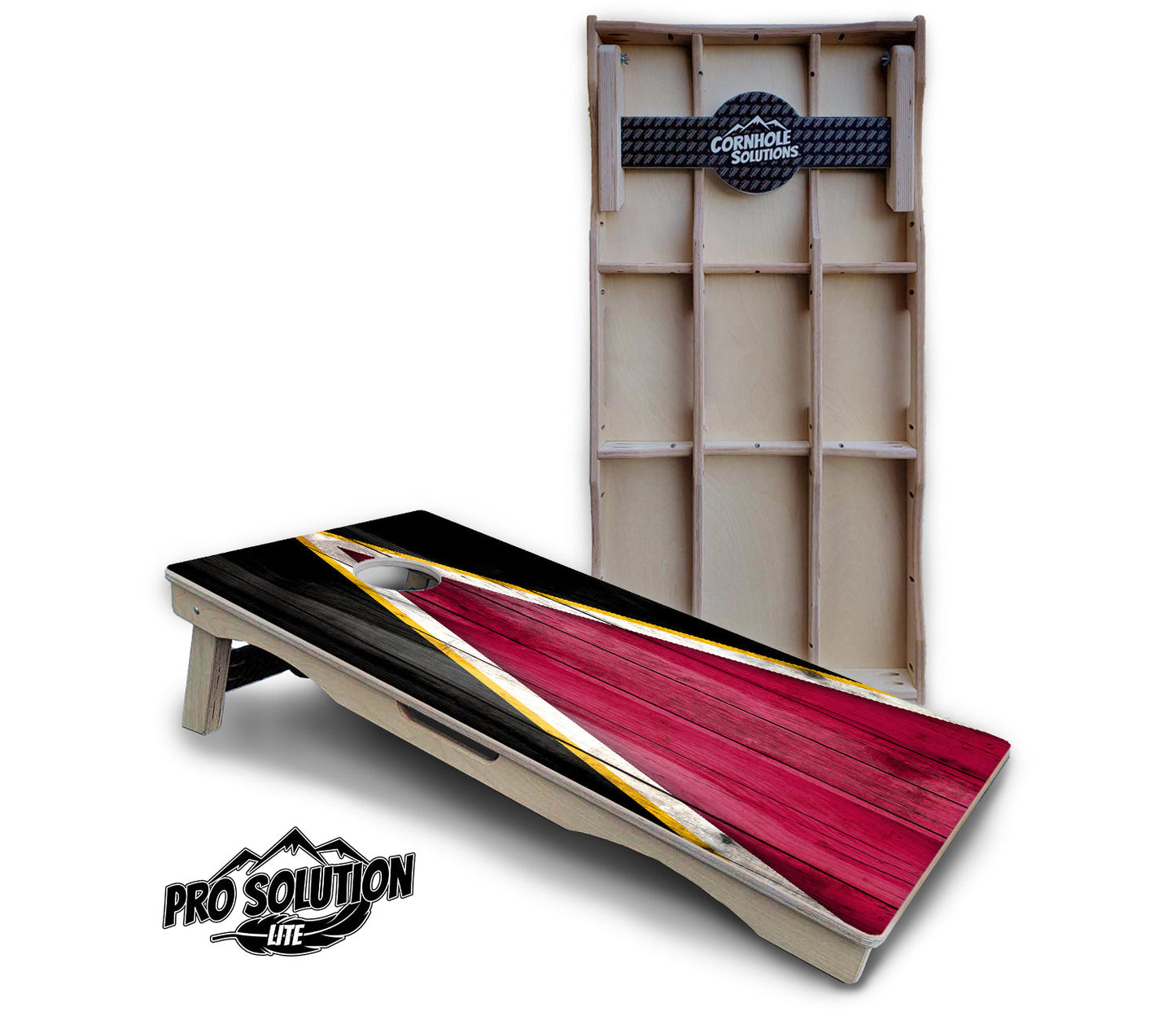 Team Color Triangle Cornhole Boards - Pro Solution Lite Series