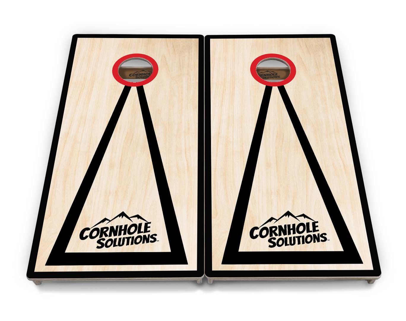 Red Hole Cornhole Boards - Professional Tournament Series - Free Shipping!