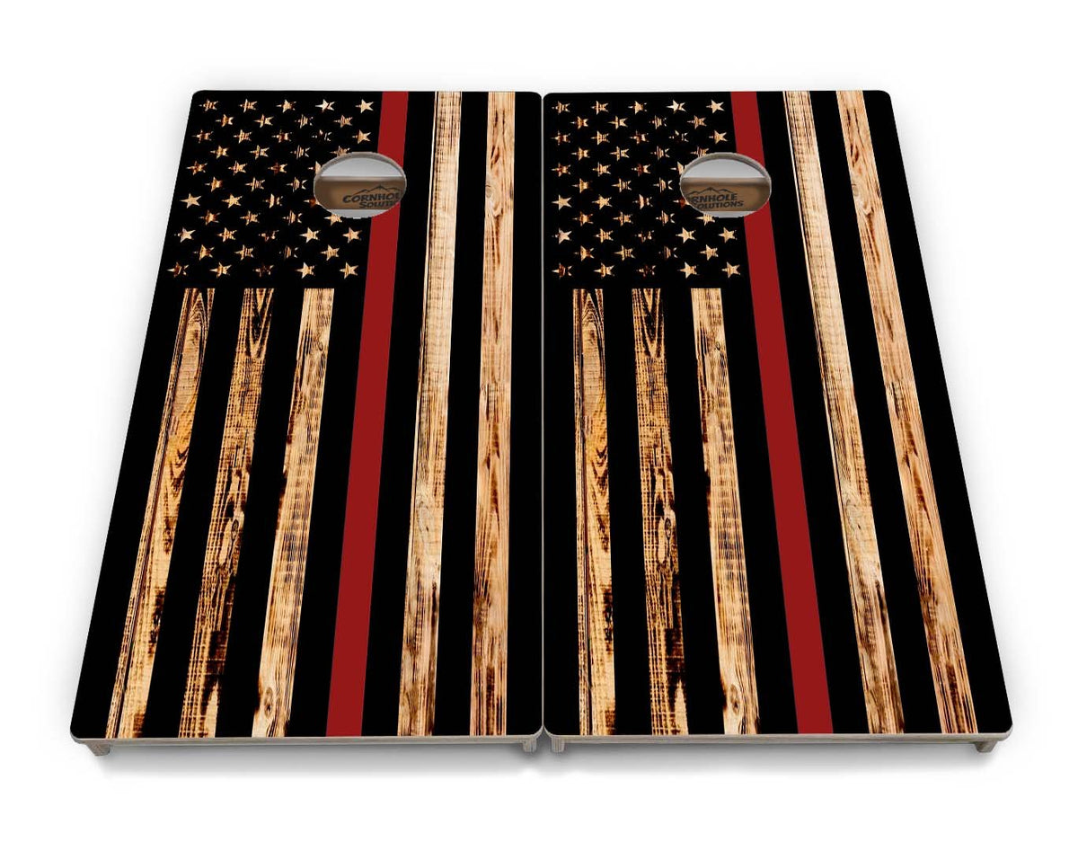 First Responder Flag Cornhole Boards – Tournament Series
