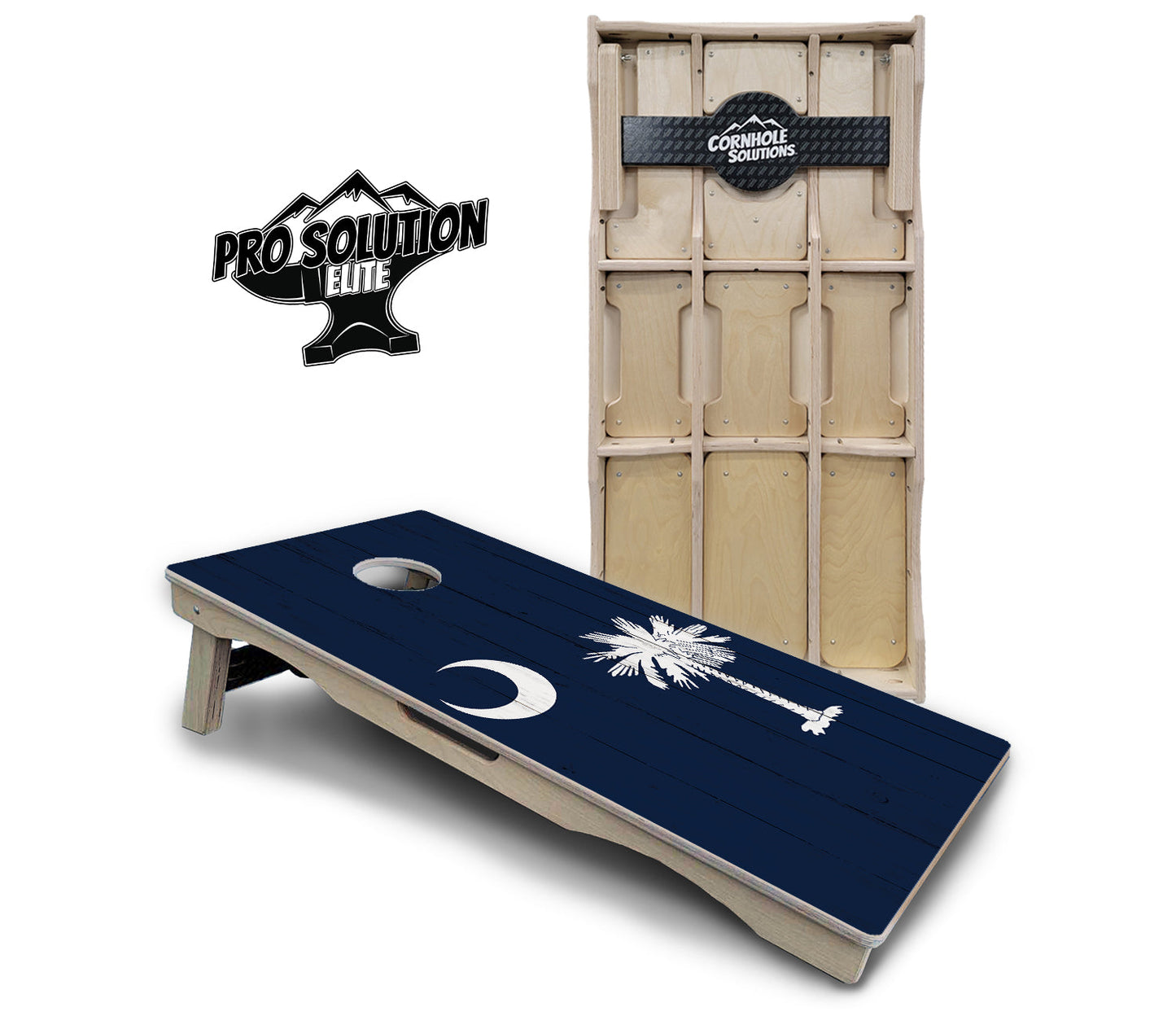 South Carolina Flag Cornhole Boards - Pro Solution Elite Series