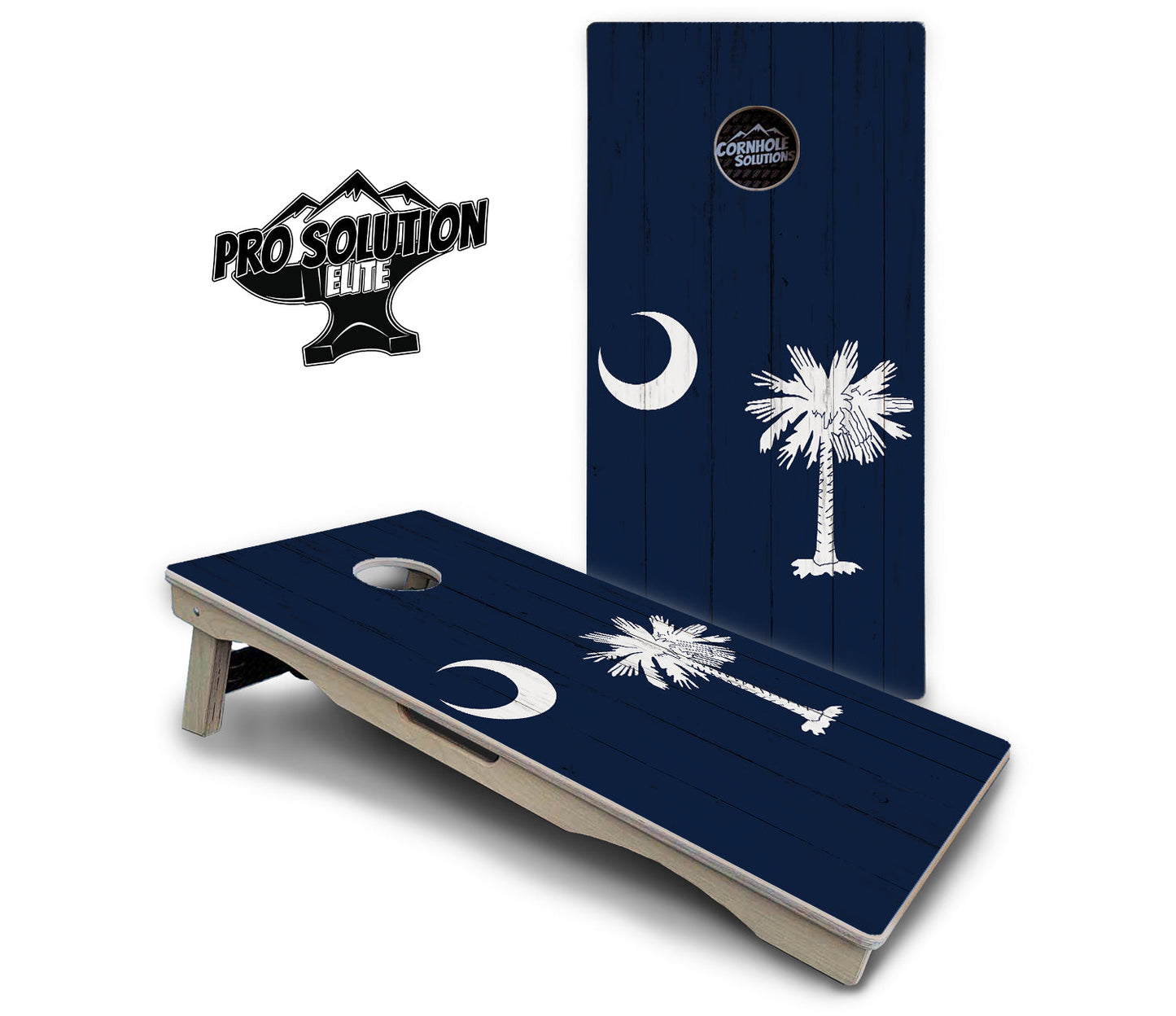 South Carolina Flag Cornhole Boards - Pro Solution Elite Series