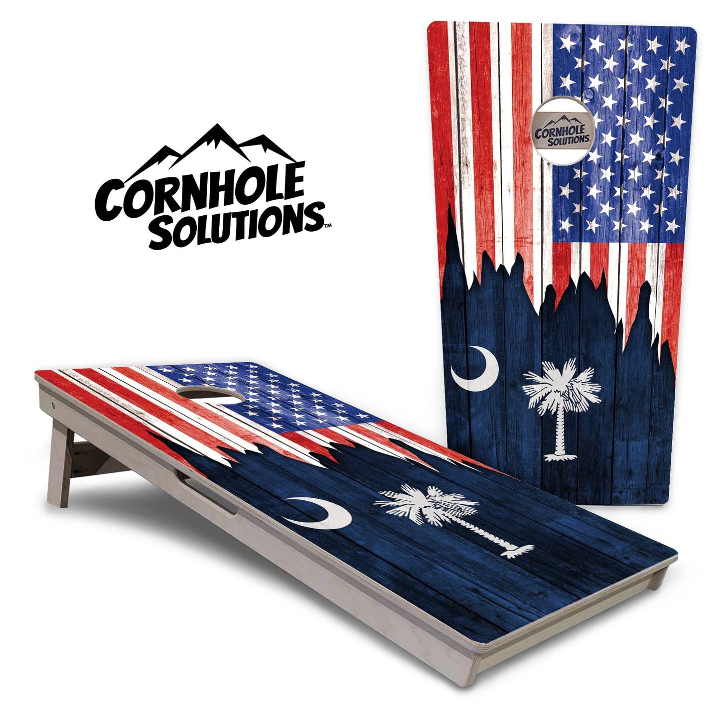 State Flags New Mexico to South Carolina Cornhole Boards - Professional Tournament Series