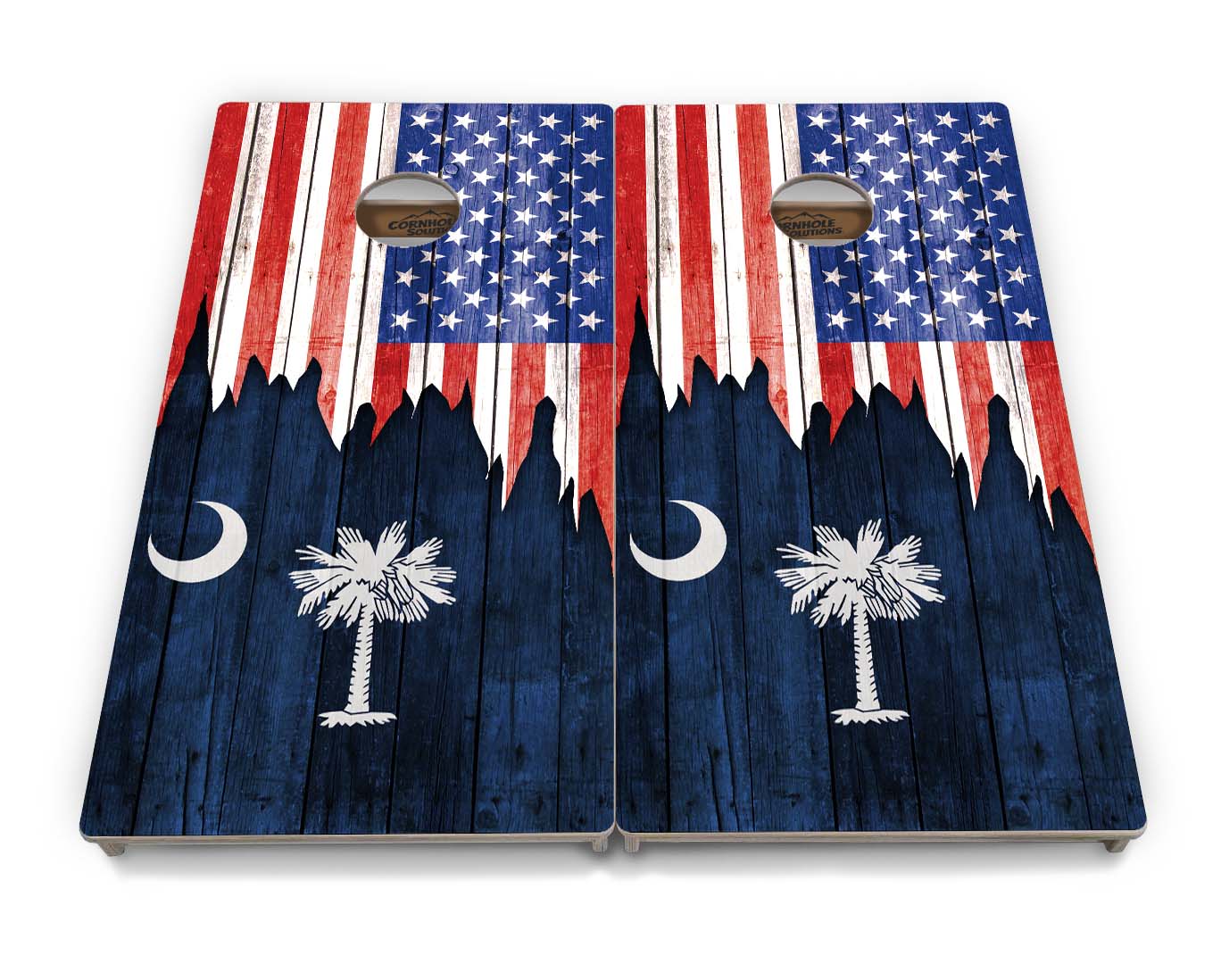 State Flags New Mexico to South Carolina Cornhole Boards - Professional Tournament Series