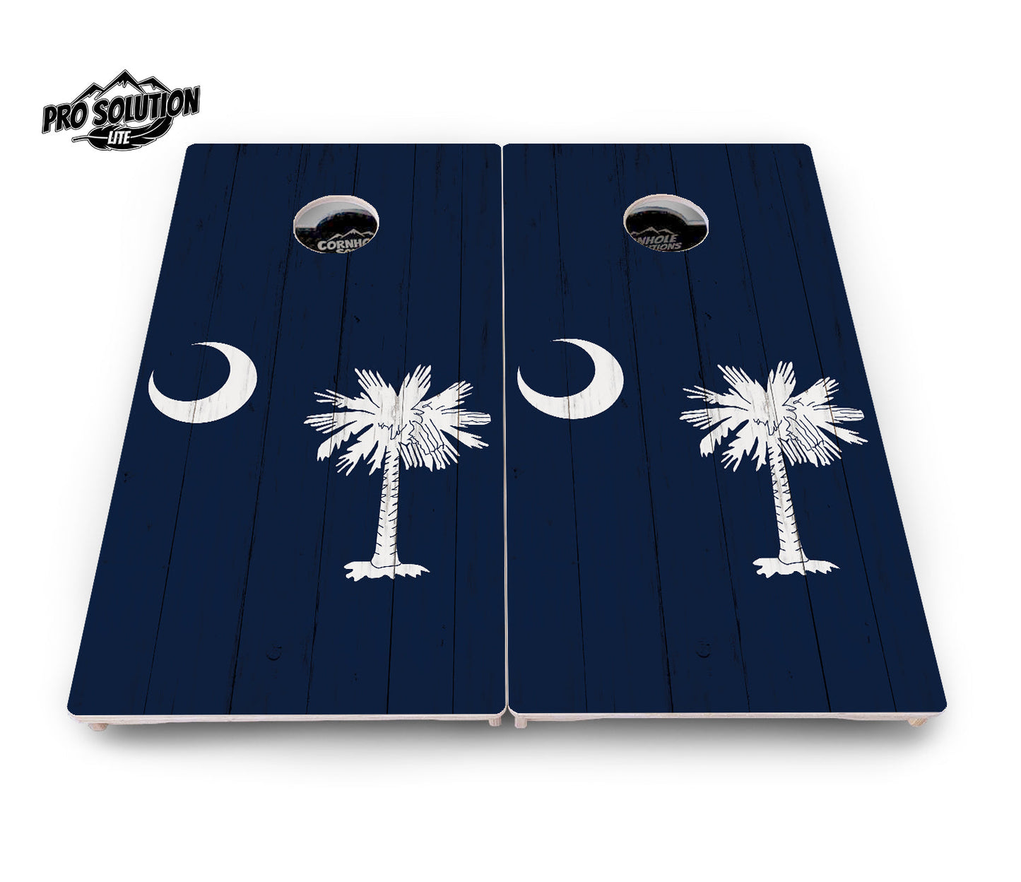 South Carolina Flag Cornhole Boards - Pro Solution Lite Series