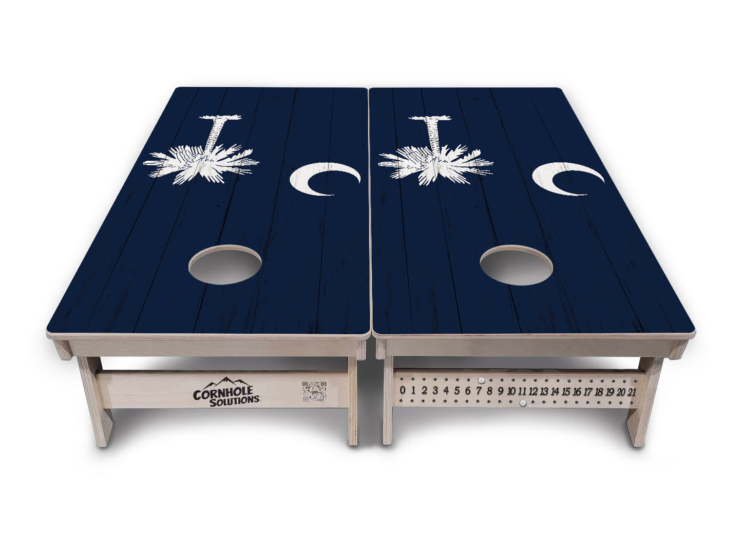 South Carolina Flag Cornhole Boards - Professional Tournament Series