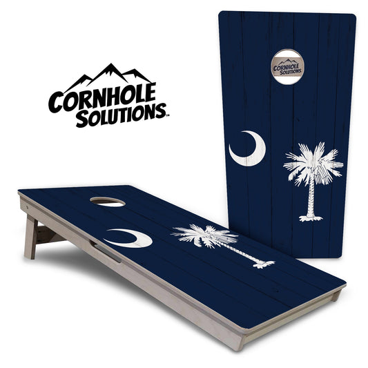South Carolina Flag Cornhole Boards - Professional Tournament Series