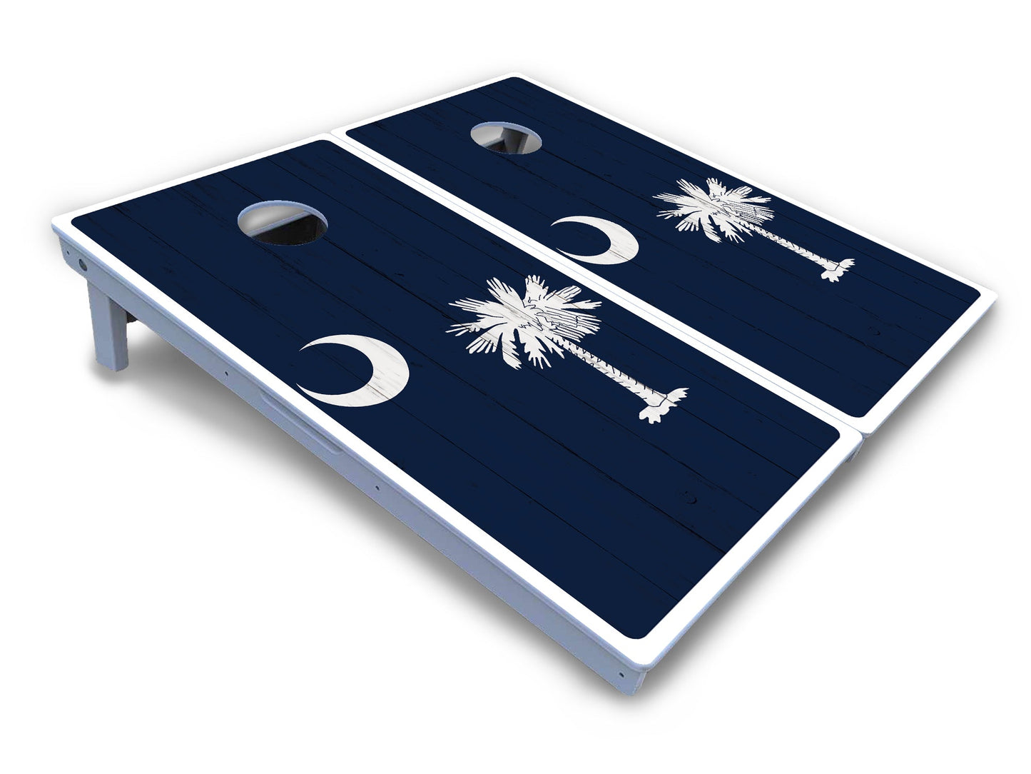 South Carolina Flag Cornhole Boards - All Weather Series