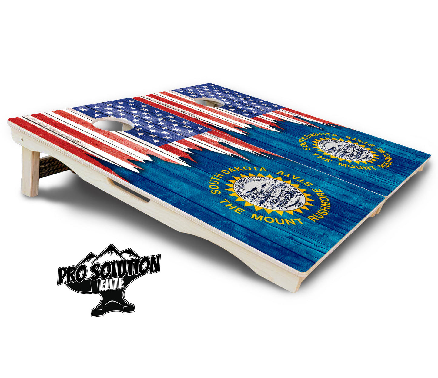 State Flag Designs South Dakota to Wyoming Cornhole Boards - Pro Solution Elite Series