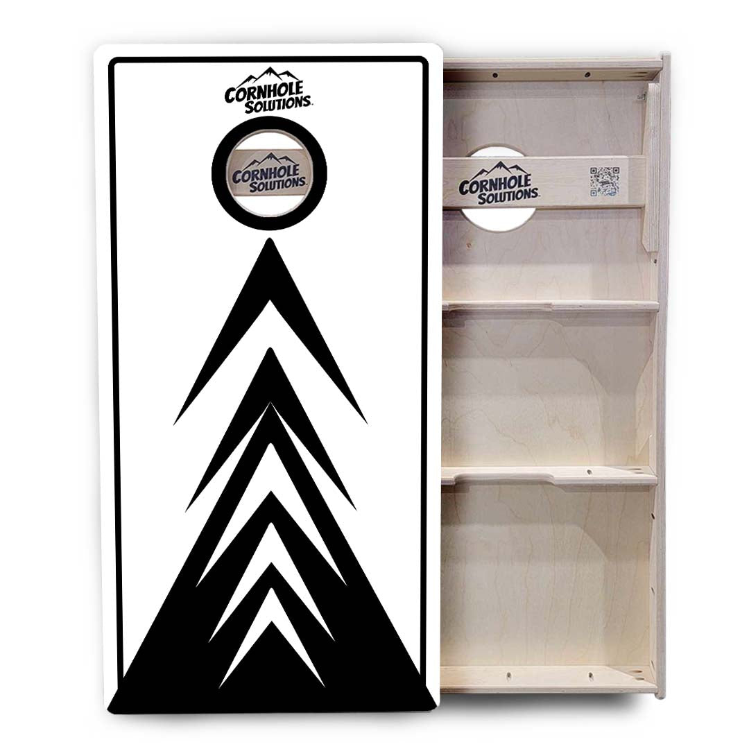 B&W Arrows Cornhole Boards - Professional Tournament Series