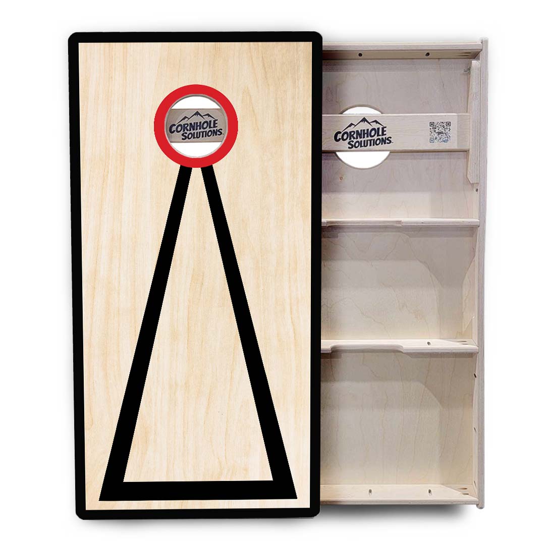 Red Hole Cornhole Boards - Professional Tournament Series - Free Shipping!