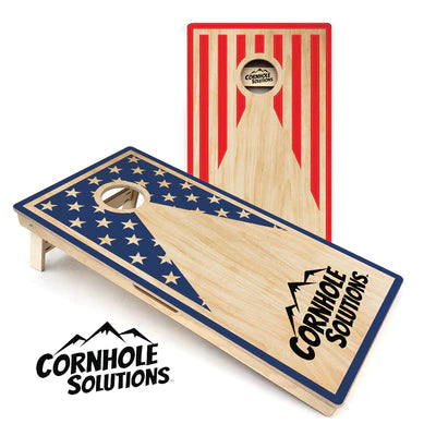 Quick Ship Cornhole Boards - Stars and Stripes