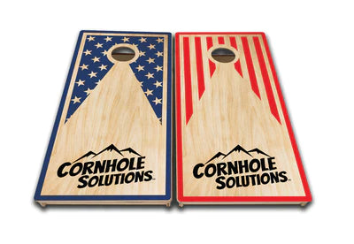 Quick Ship Cornhole Boards - Stars and Stripes