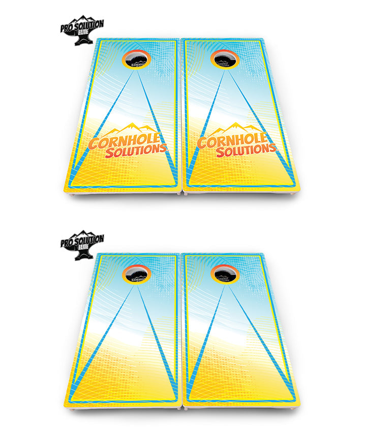 Summertime Cornhole Boards - Pro Solution Elite Series