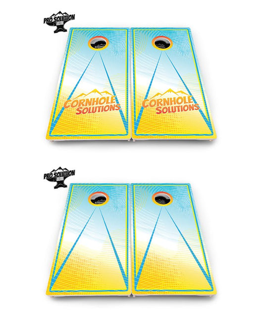 Summertime Cornhole Boards - Pro Solution Elite Series