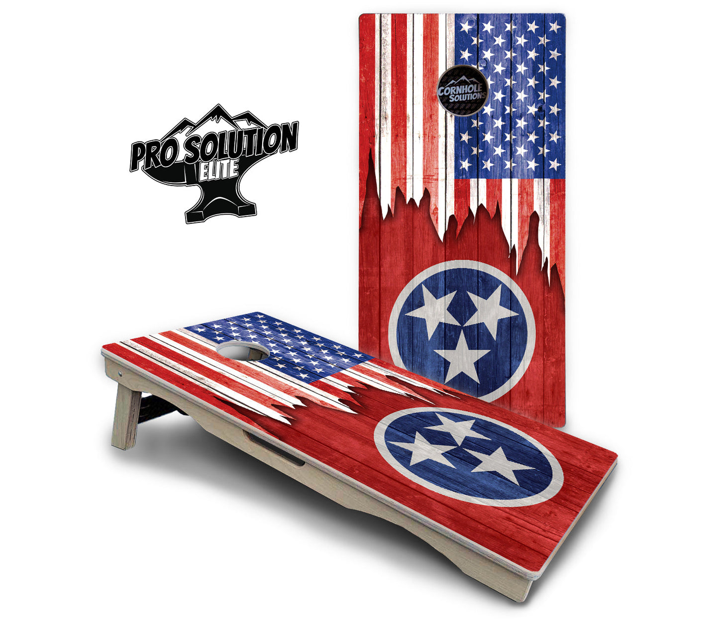 State Flag Designs South Dakota to Wyoming Cornhole Boards - Pro Solution Elite Series