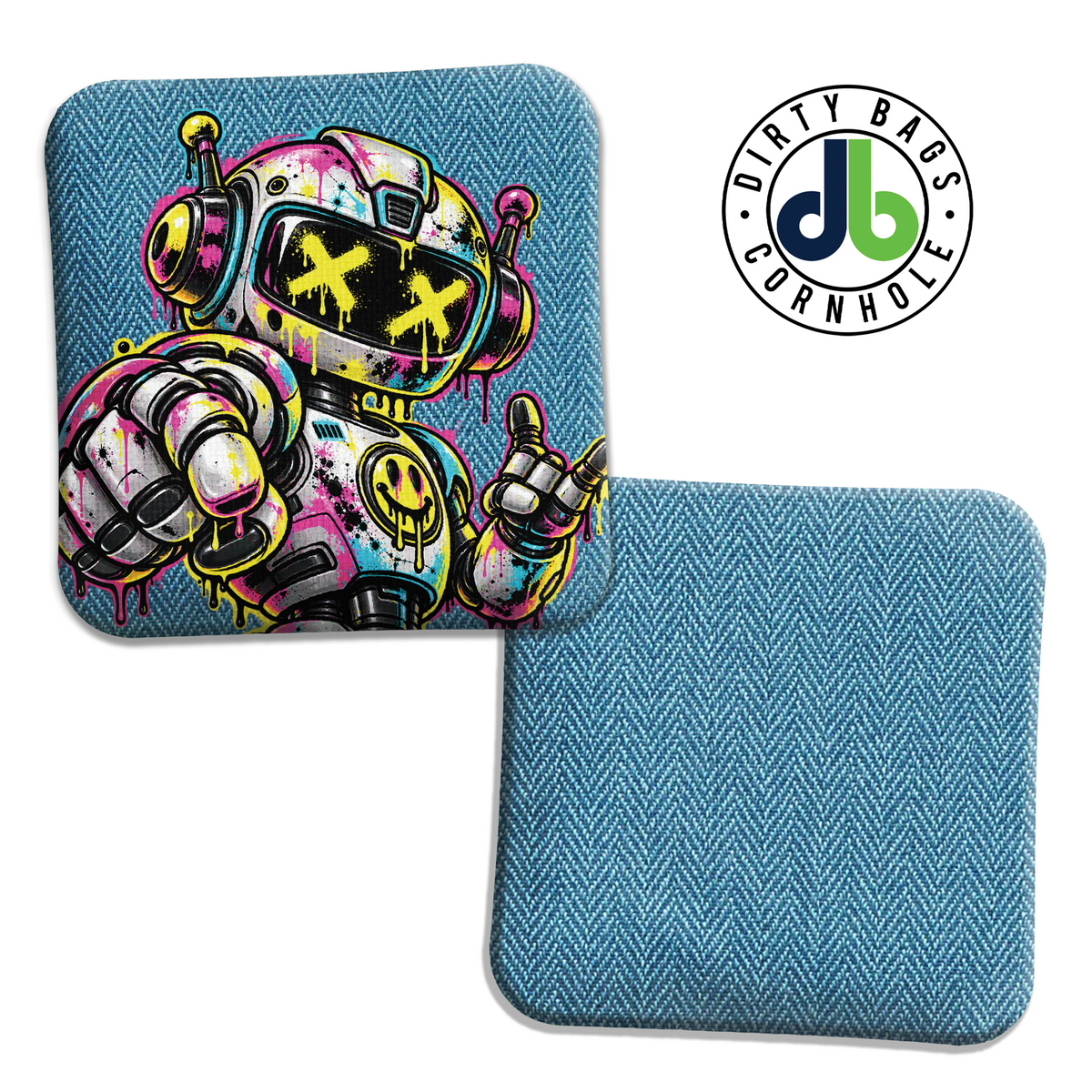 Turquoise Color Match The BOT Cornhole Bags - Speed 5/8