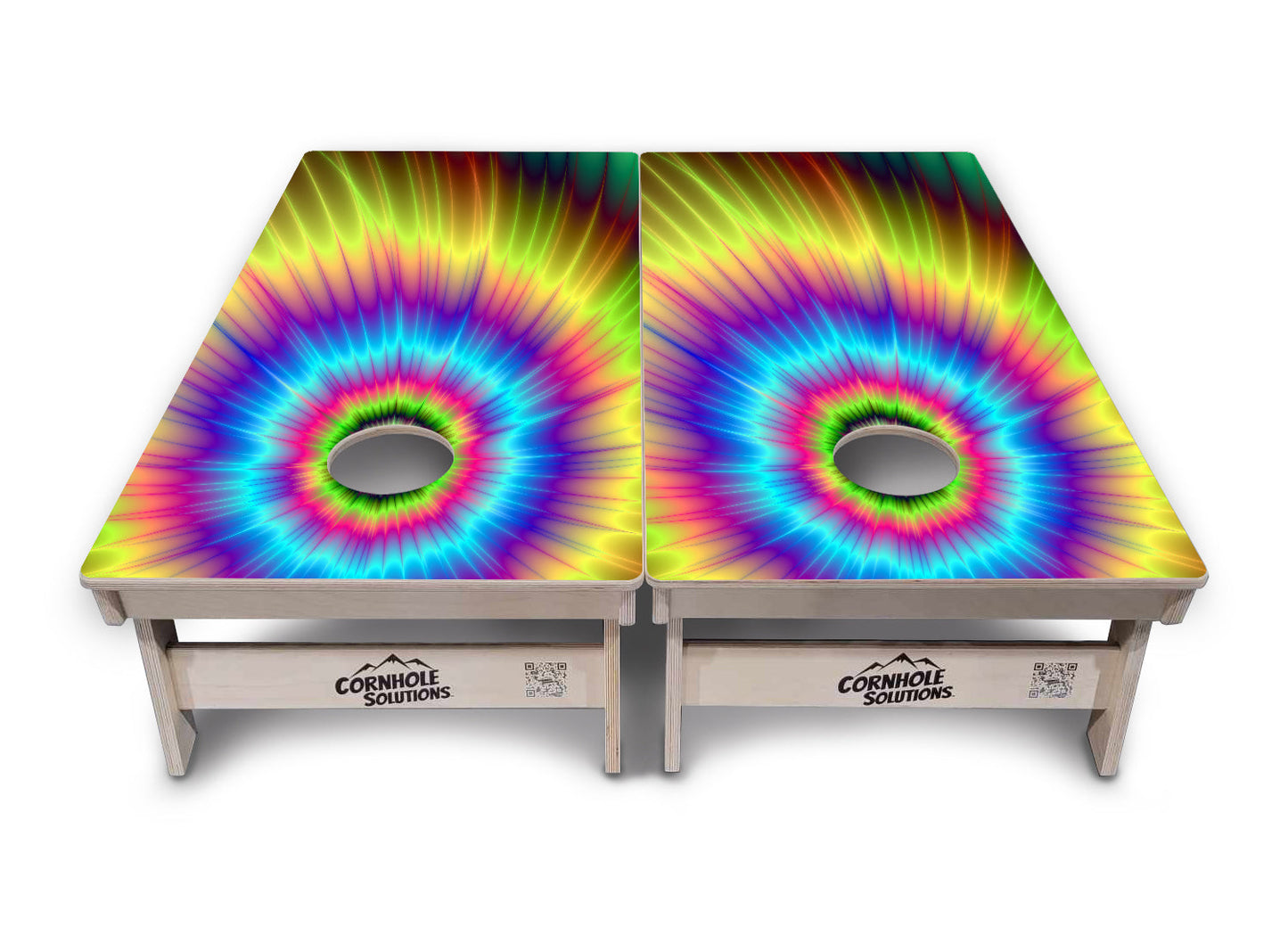 Tie Dye Cornhole Boards - Professional Tournament Series