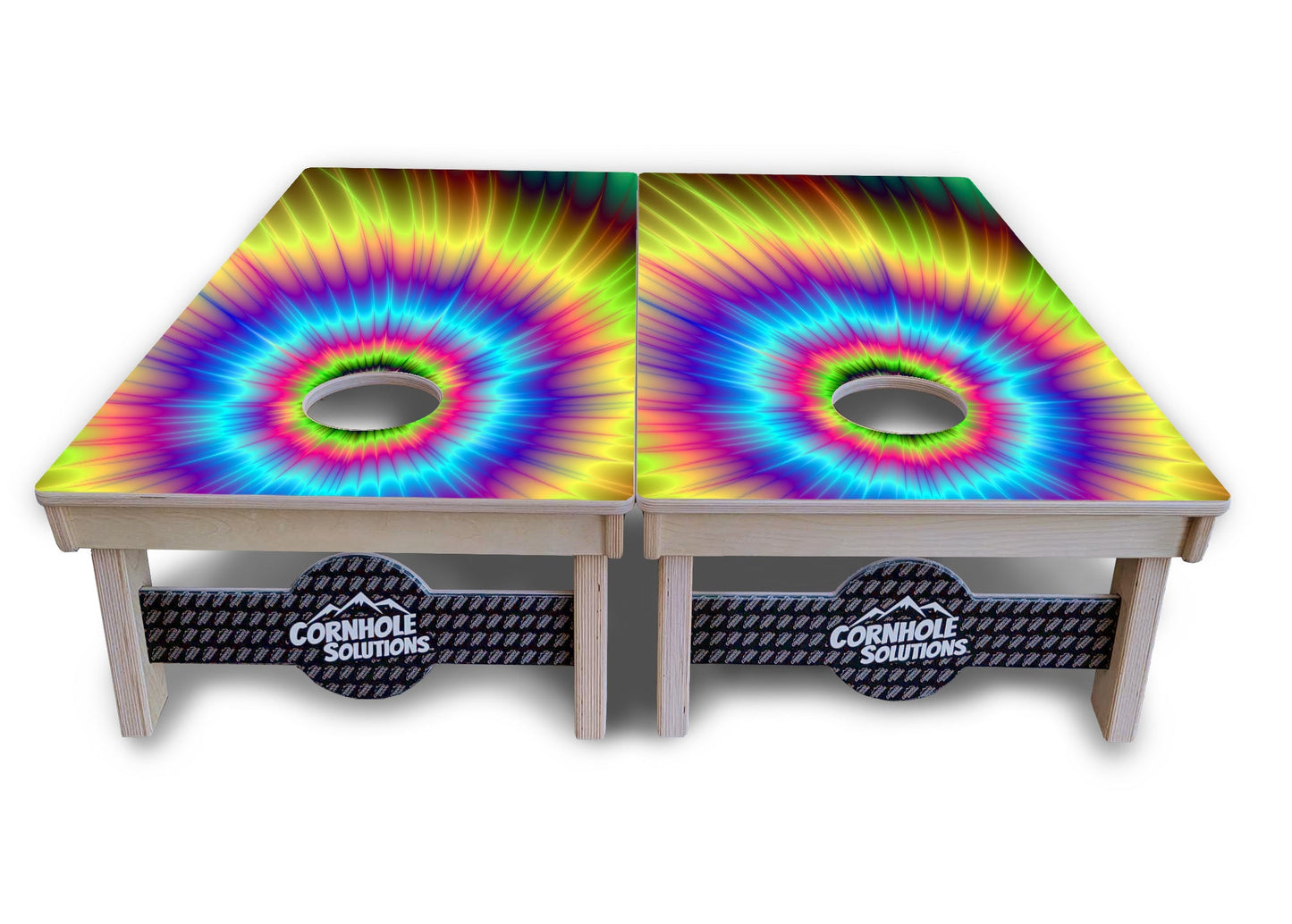 Tie Dye Cornhole Boards - Professional Tournament Series