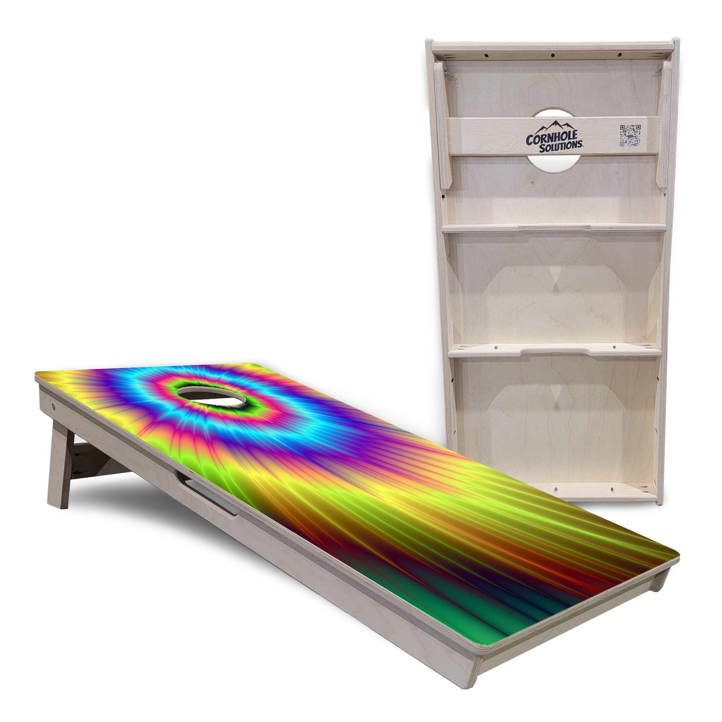 Tie Dye Cornhole Boards - Professional Tournament Series