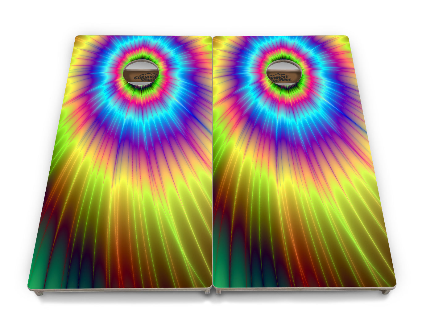 Tie Dye Cornhole Boards - Professional Tournament Series