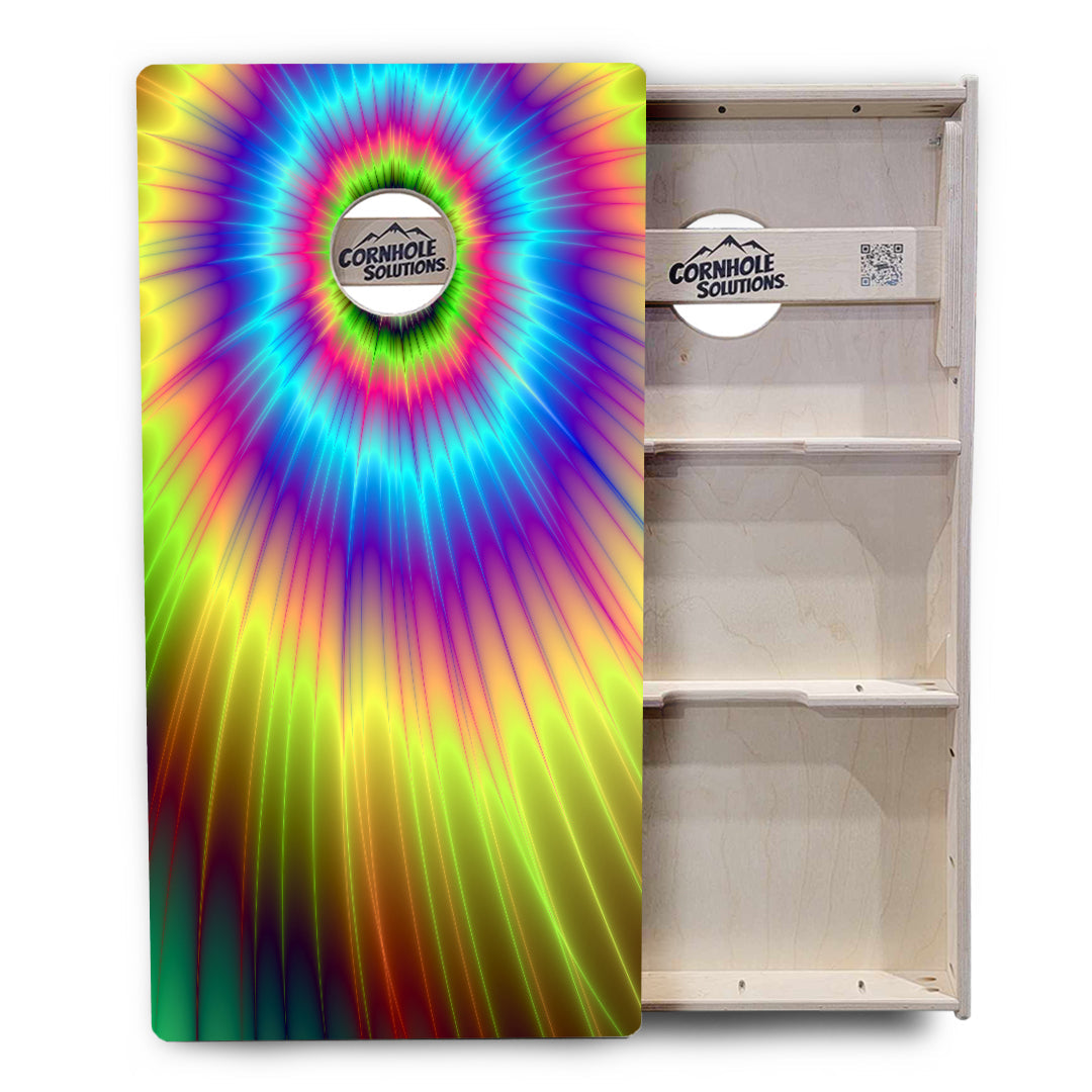 Tie Dye Cornhole Boards - Professional Tournament Series