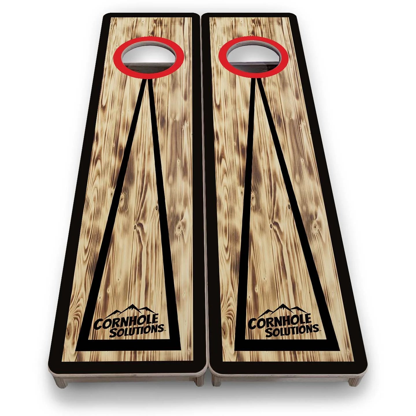 Cornhole Training Boards - Burnt CS Logo