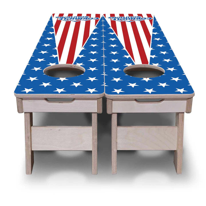 Cornhole Training Boards - Stars and Stripes