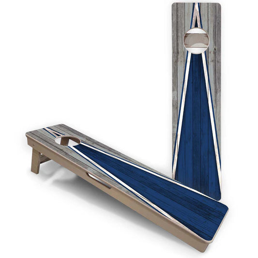 Cornhole Training Boards - Grey and Blue